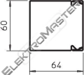 Kanál OBO LKM60060 úložný elektroinst.