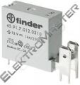 Relé FINDER 45.91  24V DC 1Z/16A