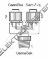 Rozvětvení ABB M12-3E M12