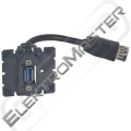 Zásuvka CÉLAINE 067372 USB